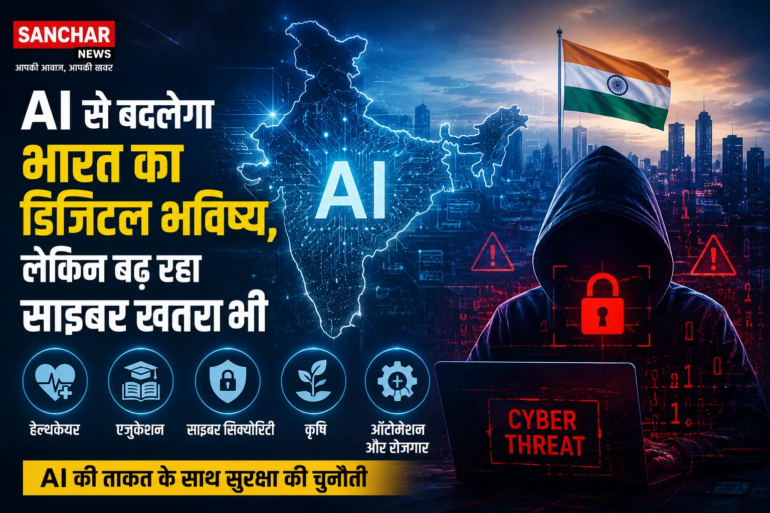 AI से बदलेगा भारत का डिजिटल भविष्य, लेकिन बढ़ रहा साइबर खतरा भी