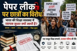पेपर लीक पर छात्रों का विरोध: भारत की शिक्षा व्यवस्था में व्यापक सुधार क्यों जरूरी हैं? | Education Reforms in India